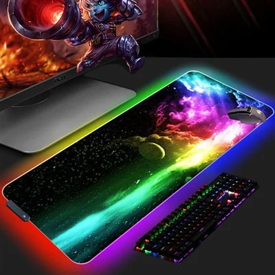 Coixinet de ratolí LED RGB per a jocs